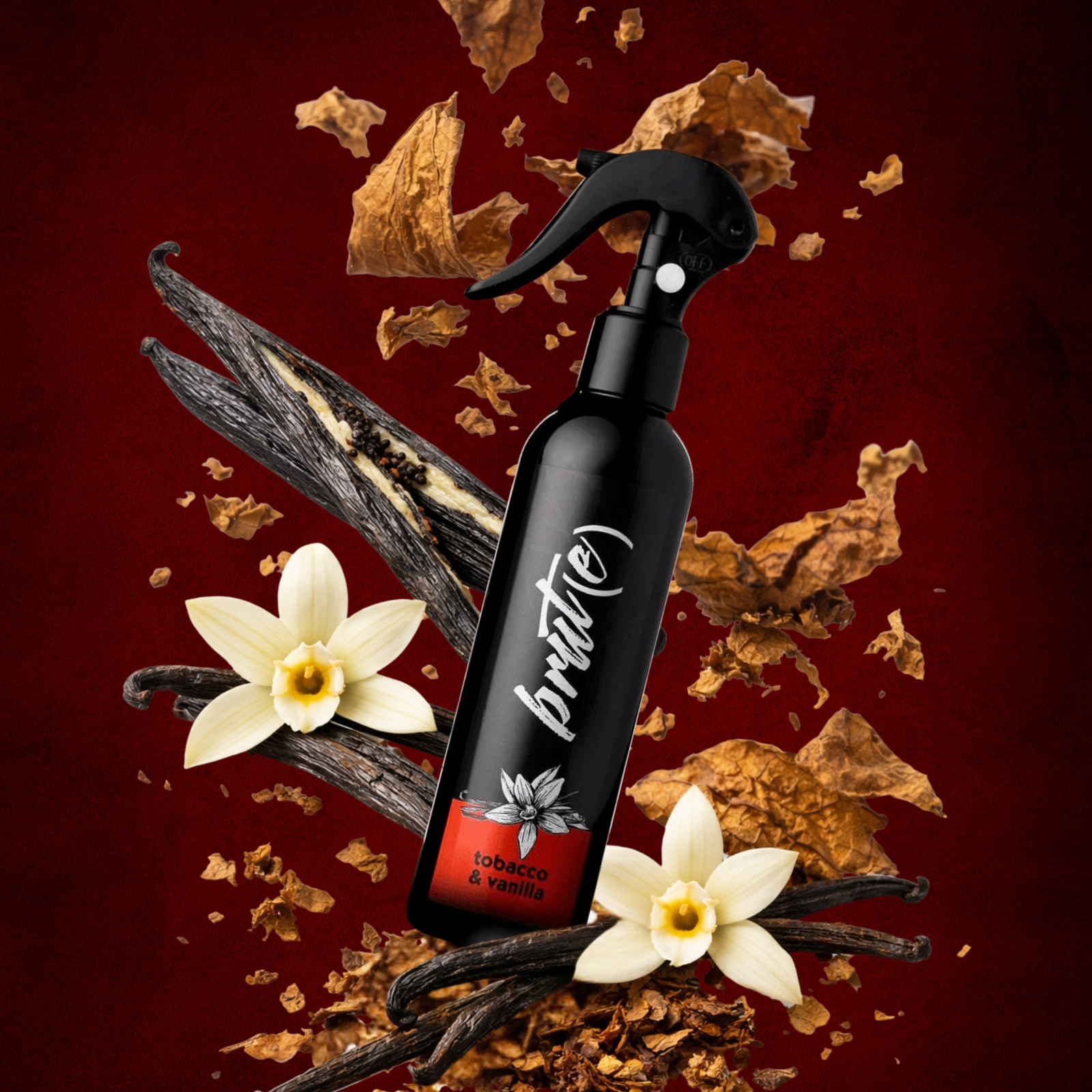 Brute Tabacco Air Freshener – Vanilla & Tobacco | Premium Essential Oil Spray